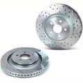 DFC 01-06 Mercedes-Benz CL55 AMG Front Drilled GeoSPEC Coated Rotor