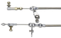 POWERGLIDE KICKDOWN CABLE KIT BLK HOUSING & FITTINGS