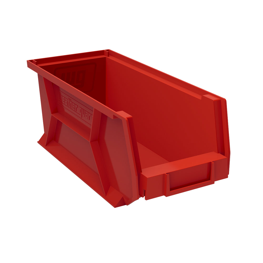 RED BINS 6IN X 6.5IN X 15.45IN (6 PACK)