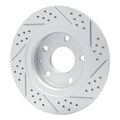 R1 14-21 Mazda 6 Rear Left Drilled & Slotted Geoperformance Rotor