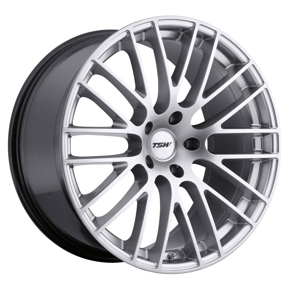 Wheel Pros TSW TW ASCARI 20X10.5 5X120 25 76 SLV MR FC 2005ACR255120S76