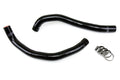 HPS Performance Black Reinforced Silicone Radiator Hose Kit Coolant for Honda 03-07 Accord 2.4L 4Cyl