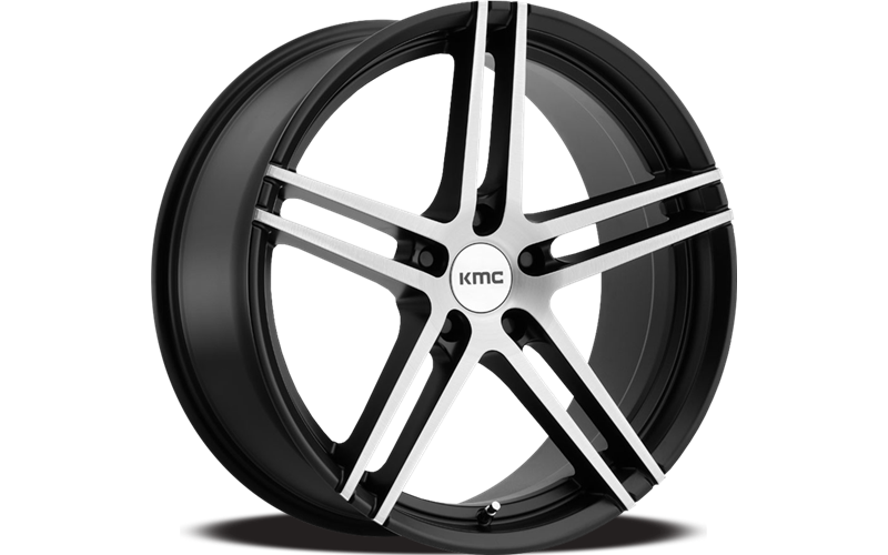 MONOPHONIC 20x10 5x112.00 SATIN BLACK W/ TITANIUM BLACK FACE (45 mm)