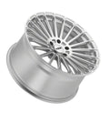 ~(31 lbs. 22X22X13)~ TSW TURBINA 20x11.0 5/114.3 ET50 CB76.1 TITANIUM SILVER W/MIRROR CUT FACE