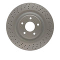 R1 Concepts GEOSPEC Coated Rotor - Drilled Fits Chevrolet Corvette