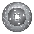 DFC 85-02 Volkswagen Cabrio Rear Left Drilled & Slotted Silver Brake Rotor