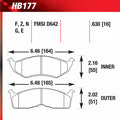 Hawk 95-97 Dodge Neon HP+ Front Street Brake Pads