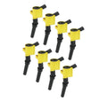 8 Pack Of Ignition Coil-On-Plug Style Ignition Coils Are Direct Plug Replacements For OEM Coils Blue ACCEL
