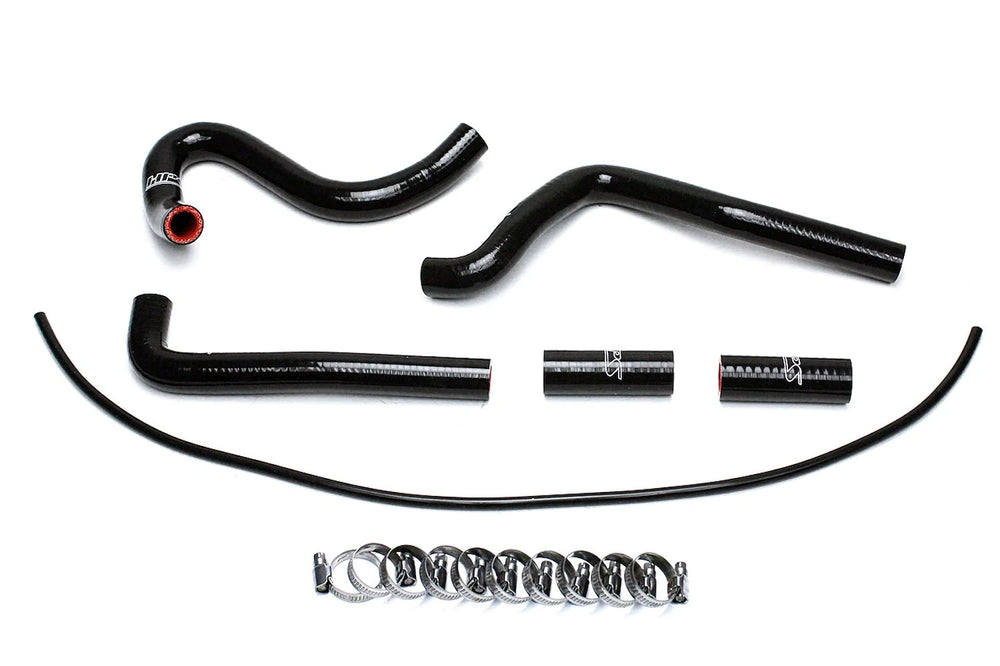 HPS Performance Black Reinforced Silicone Radiator Hose Kit Coolant for Kawasaki 94-02 KX250