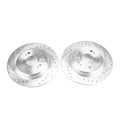 Power Stop 14-19 Acura RLX Rear Evolution Drilled & Slotted Rotors - Pair