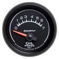 Autometer ES 52mm 100 PSI Short Sweep Electric Oil Pressure Gauge