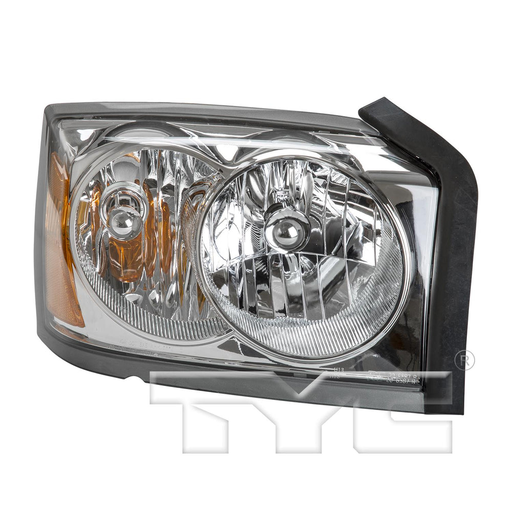 RH HEADLAMP ASSY COMPOSITE W/O BULBS OR SOCKETS DODGE DAKOTA 20052005 CAPA