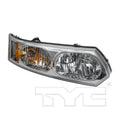 RH HEADLAMP ASSY COMPOSITE 4DR SEDAN; W/O BULBS SATURN ION 20032007