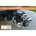 TRIBALL MOUNT W/PINTLE HOOK 17/8IN 2IN 25/16IN