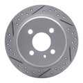 DFC 84-91 BMW 325Ix Rear Left Drilled & Slotted Geoperformance Rotor