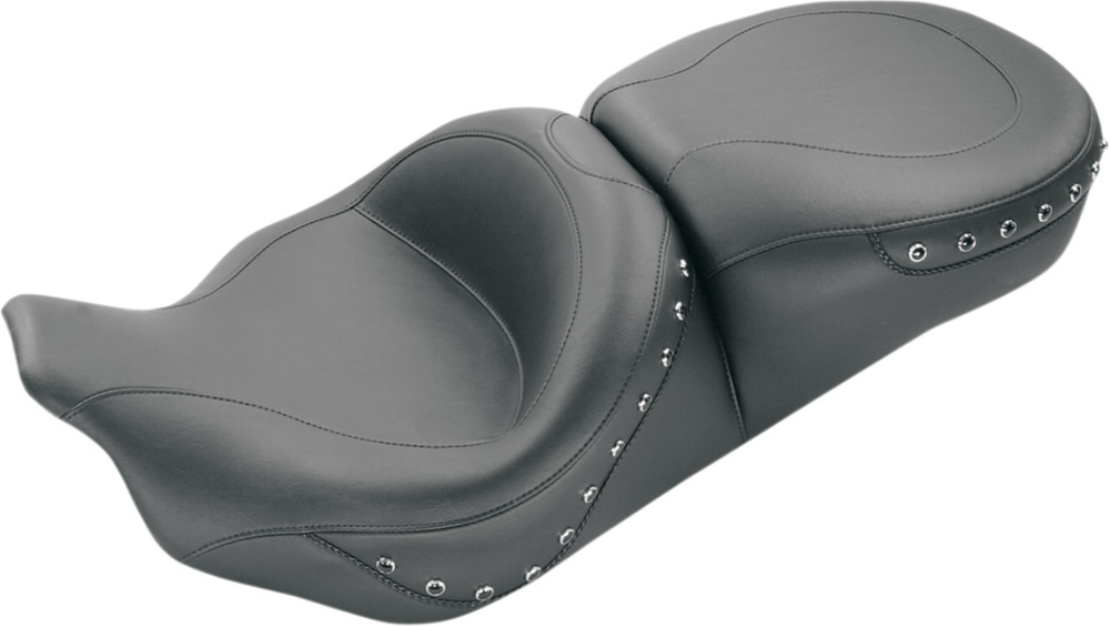 Mustang Harley Medallion Style Sissy Bar Pad Regal (6.5 inch x 6 inch) - Black