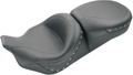 Mustang Harley Medallion Style Sissy Bar Pad Regal (6.5 inch x 6 inch) - Black
