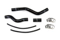 HPS Performance Black Reinforced Silicone Radiator Hose Kit Coolant for Honda 01-05 Civic 1.7L Automatic Trans.