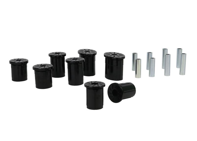 Control arm - upper and lower bushings 8 Bushings 8 Tubes Grease