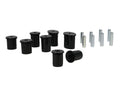 Control arm - upper and lower bushings 8 Bushings 8 Tubes Grease