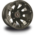 Aluminum Wheels 12x7 Scorpion UTV A79 Satin Black -47 Offset 4 on 110 Bolt Pattern 83.8 Bore Raceline