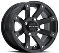 Aluminum Wheels 12x7 Scorpion UTV A79 Satin Black -47 Offset 4 on 110 Bolt Pattern 83.8 Bore Raceline