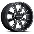 Aluminum Wheels 12x7 Scorpion UTV A79 Satin Black -47 Offset 4 on 110 Bolt Pattern 83.8 Bore Raceline