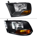 EURO HEADLIGHT BLACK HOUSING