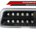 YUKON SEQUENTIAL BUMPER LIGHTS WITH MATTE BLACK HOUSING AND CLEAR LENS