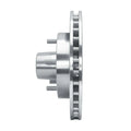 R1 Concepts Brake Rotor Drilled and Slotted Silver Fits Buick Regal