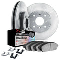 DFC 84-88 Chrysler Laser Front Rotors w/4000 HybriDynamic Brake Pads w/Hardware