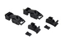 Kentrol 97-06 Jeep Wrangler TJ Hood Catch Kit - Textured Black