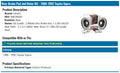 Centric OE Grade Rear Brake Kit (2 Wheel)