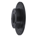 R1 96-05 Audi A4 Quattro Rear Right Drilled & Slotted Black Brake Rotor