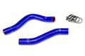 HPS Performance Blue Reinforced Silicone Radiator Hose Kit Coolant for Honda 11-16 CRZ