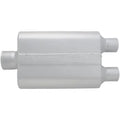 40 Series Delta Flow Chambered Muffler 40 Delta Flow 3.00 Center In 2.25 Dual Out Aggressive Sound Flowmaster
