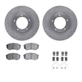 R1 Concepts E- Line Series Brake Rotor with Ceramic Brake Pads Hdw Fits Toyota Pickup