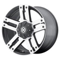 AX190 20X9 6X135/5.5 S-BLK MACH 18MM