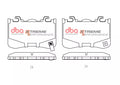 DBA 24-26 Ford Mustang (390mm Front Rotor) Rear XP Performance Brake Pads