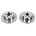 Power Stop 14-16 Mercedes-Benz E250 Rear Evolution Drilled & Slotted Rotors - Pair