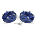 1.5 inch Wide Blue Anodized Wheel Spacer Set for 99-19 Jeep JK, WJ, WK, XK RT Off Road