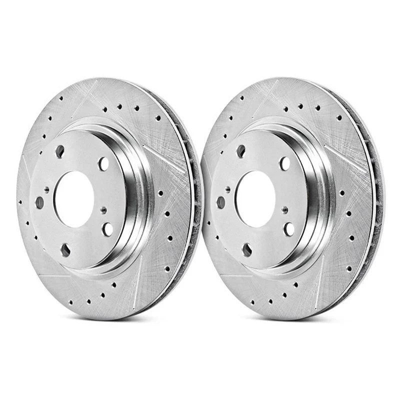 Power Stop 22-24 Jeep Grand Cherokee Rear Drilled & Slotted Rotor - Pair
