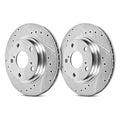 Power Stop 22-24 Jeep Grand Cherokee Rear Drilled & Slotted Rotor - Pair