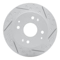 R1 98-02 Acura Cl Rear Right Drilled & Slotted Geoperformance Rotor