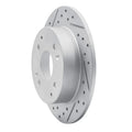 R1 98-02 Acura Cl Rear Left Drilled & Slotted Geoperformance Rotor