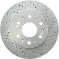 StopTech Select Sport 07-11 GM Silverado 1500 Slotted and Drilled Left Front Rotor
