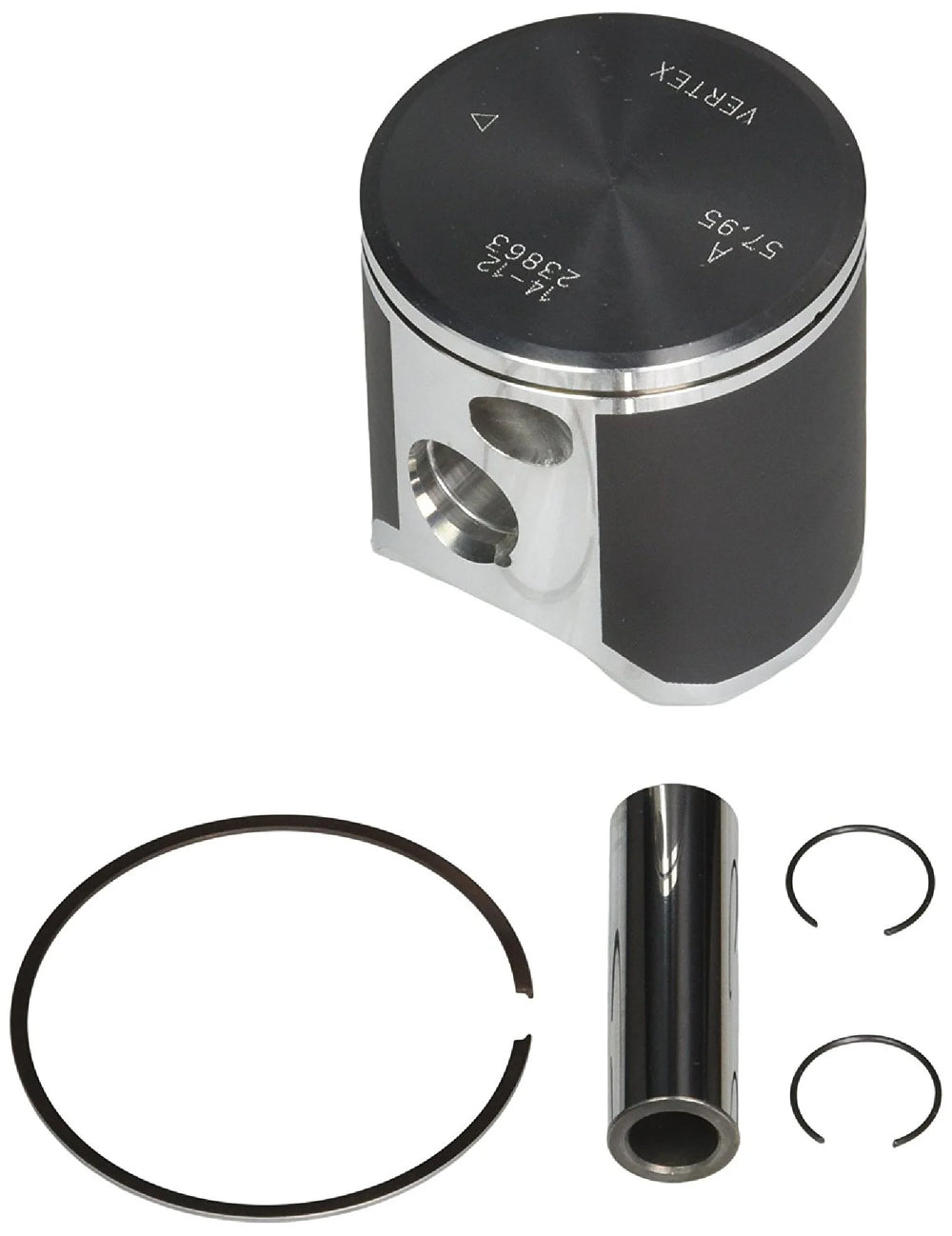 Vertex Piston 21-22 Fantic Motor XE 125 125cc +1mm Oversized Cast Replica Piston Kit 130cc.
