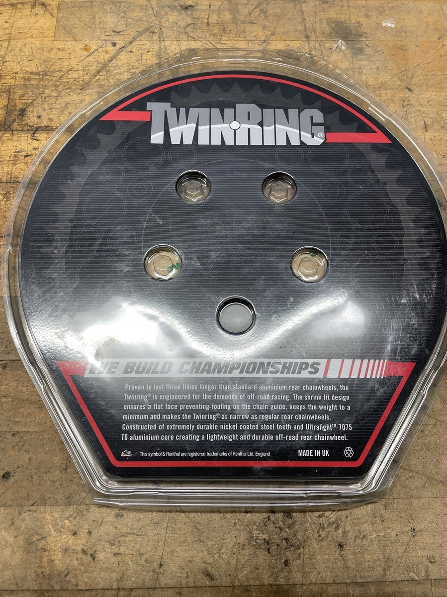 Renthal 2017/ 20-23 Husqvarna FE250/350/450 Rear Twinring - Blue 520-52P Teeth