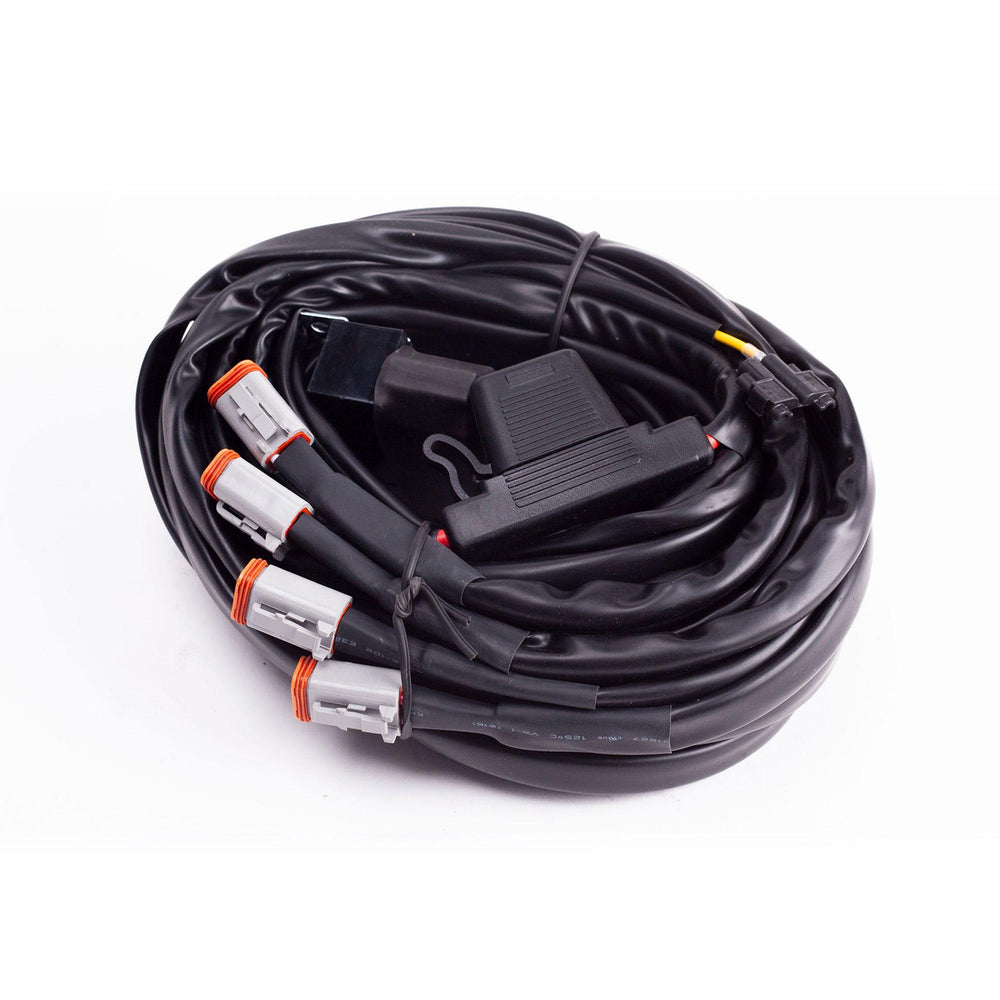 Baja Designs Universal LP9 LP6 LP4 UpfitterWiring Harness - 4 Light Max