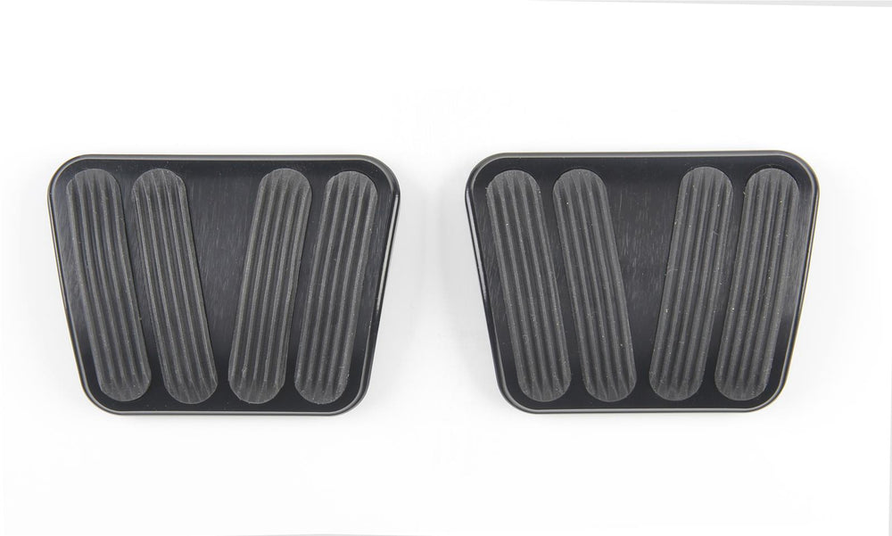 19601966 CHEVY /GMC BILLET ALUMINUM CURVED CLUTCH AND BRAKE PADS WITH RUBBBER (